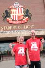 Danielle Hodgkinson (Wallsend) and Ian Hudspith (Morpeth) winners of the Sunderand City 10k. Photo: David T. Hewitson/Sports for All Pics